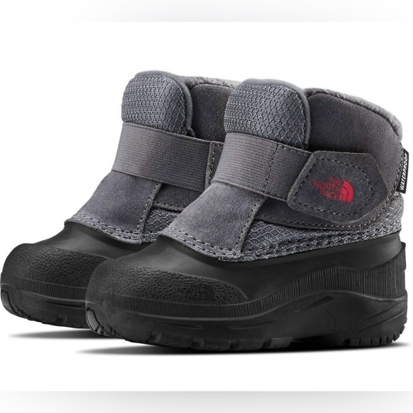 The North Face Other - North Face Toddler Alpenglow II snow waterproof Boots zinc gray and black size 8